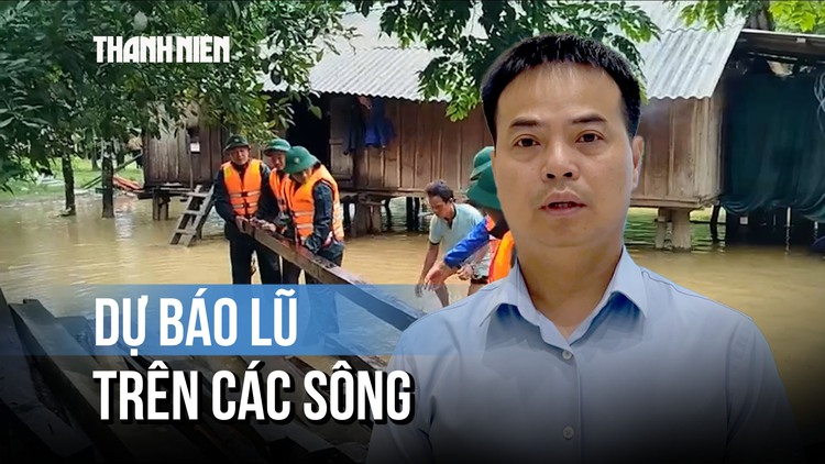 Bão số 1 chưa tan, lũ đã lên báo động 2 nhiều sông ở miền Trung