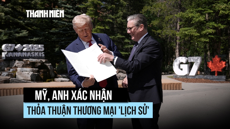 Ông Trump gặp sự cố khi công bố thỏa thuận thương mại 'lịch sử' Mỹ - Anh
