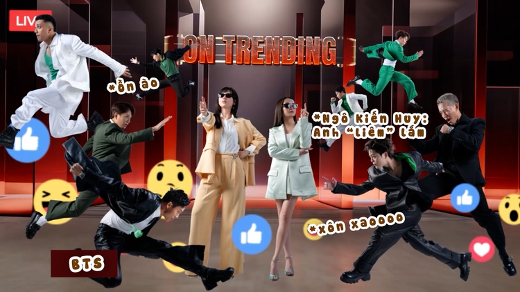 Hậu trường On Trending Đấu trường Gia tốc: Dàn cast ồn như vỡ chợ, dân mạng khịa 'thiếu mỗi con vịt' 
