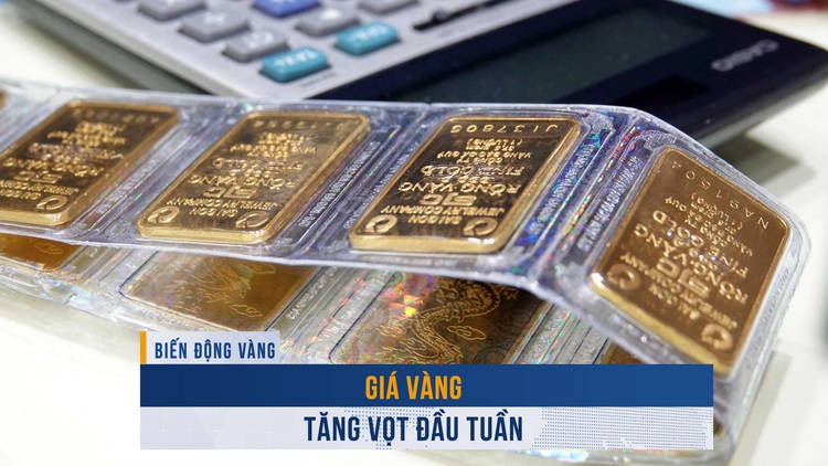 Biến động vàng ngày 2.6: Giá vàng tăng vọt đầu tuần