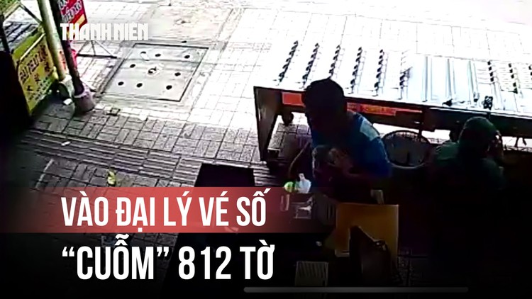 Mải bấm điện thoại, bị 'cuỗm' mất 812 tờ vé số