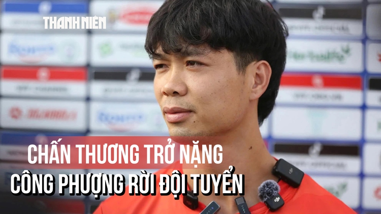 Chấn thương trở nặng, Công Phượng rời đội tuyển Việt Nam