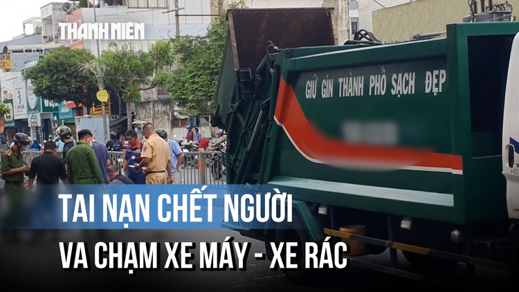 Bi kịch trên đường Quang Trung: Tai nạn chết người vì va chạm với xe rác