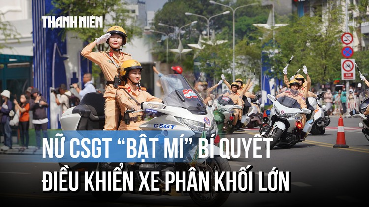 'Vinh quang CAND Việt Nam': Nữ cảnh sát bật mí bí quyết lái siêu mô tô dẫn đoàn