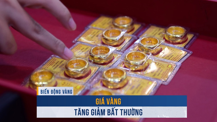 Biến động vàng ngày 9.6: Giá vàng tăng giảm bất thường