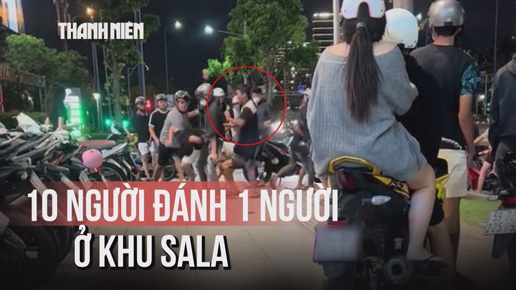 Đi lò cò vẫn tham gia đánh người ở khu Sala