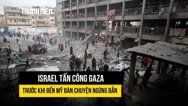 Israel giết 60 người Gaza trước khi đến Mỹ bàn chuyện ngừng bắn