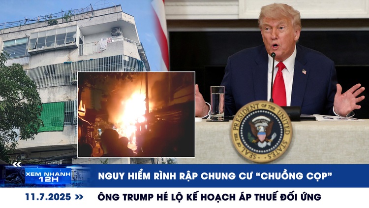 Xem nhanh 12h: Nguy hiểm rình rập chung cư 'chuồng cọp' | Ông Trump hé lộ kế hoạch áp thuế đối ứng