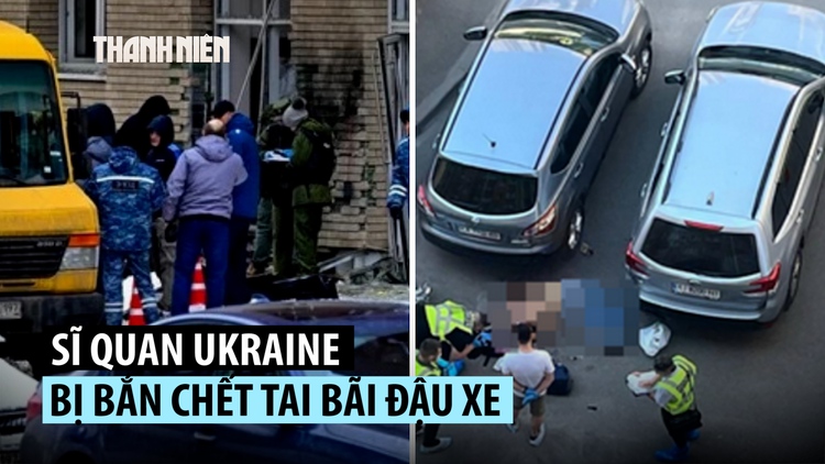 Khoảnh khắc đại tá an ninh Ukraine bị bắn chết tại Kyiv