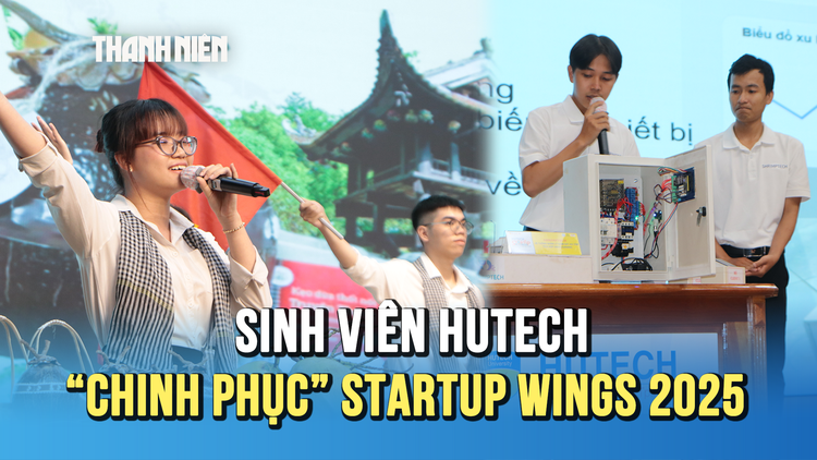 HUTECH Startup Wings 2025: Trà sữa viên nén chạm ngôi quán quân