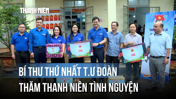 Bí thư thứ nhất T.Ư Đoàn thăm lực lượng tình nguyện các tỉnh biên giới 
