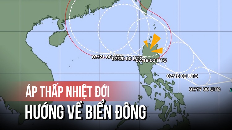 Miền Bắc mưa lớn 5 ngày, áp thấp nhiệt đới đang hướng vào Biển Đông