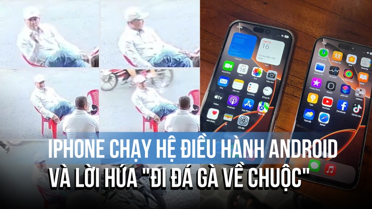 Tin lời 'đi đá gà về chuộc', mất 30 triệu vì cầm iPhone hệ điều hành Android