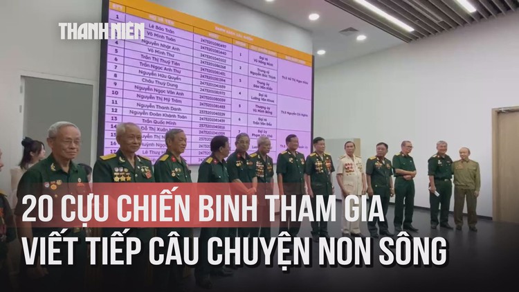 20 cựu chiến binh cùng sinh viên ‘viết tiếp câu chuyện non sông’