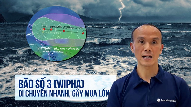 Cảnh báo: Bão số 3 Wipha tốc độ di chuyển nhanh, tiếp tục mạnh thêm