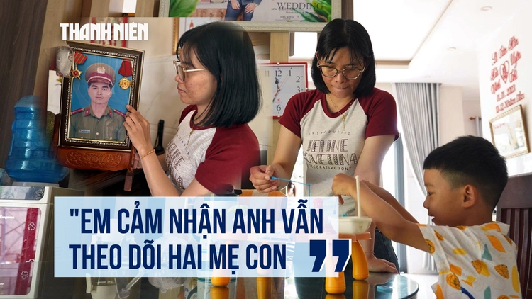 Thượng úy hy sinh giữa thời bình, người vợ trẻ kiên cường chăm con bạo bệnh