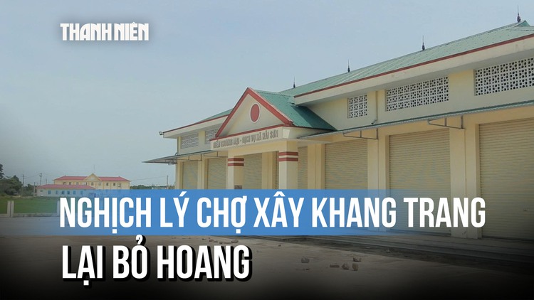 Nghịch lý chợ xây khang trang lại bỏ hoang: Tiểu thương mong giảm giá đấu lô quầy
