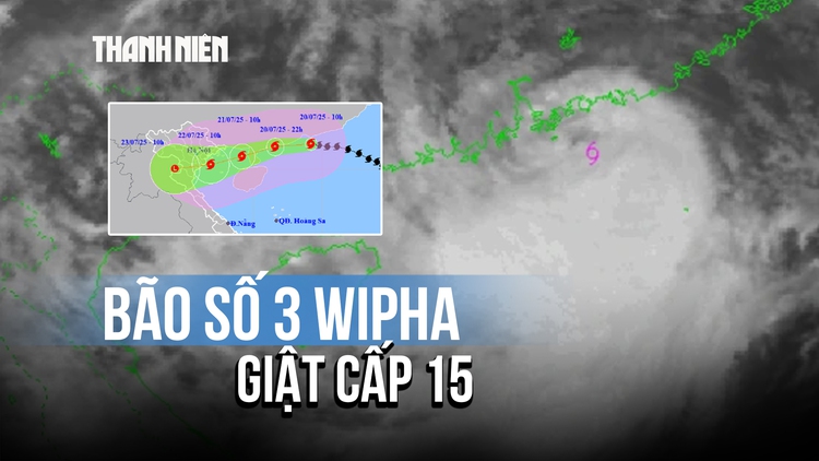 Bão số 3 Wipha tăng cấp, cảnh báo gây mưa rất to