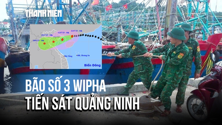 Bão số 3 Wipha hạ cấp, còn cách Quảng Ninh hơn 200 km