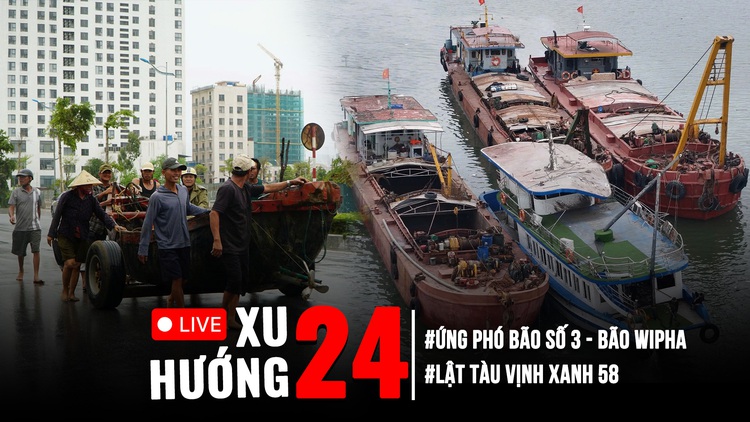 Xu Hướng 24: Tạm dừng tìm kiếm nạn nhân vụ lật tàu ở Hạ Long | Miền Bắc tất bật chống bão số 3