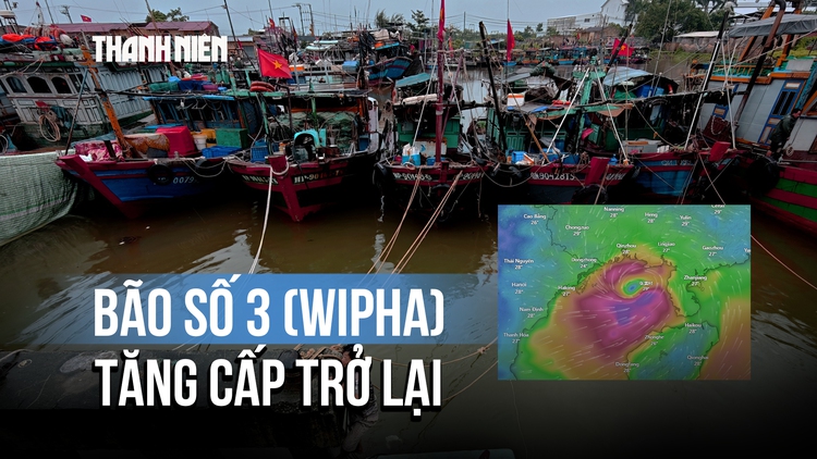 Bão số 3 (Wipha) suy yếu khi đổ bộ Trung Quốc, mạnh trở lại khi vào vịnh Bắc bộ