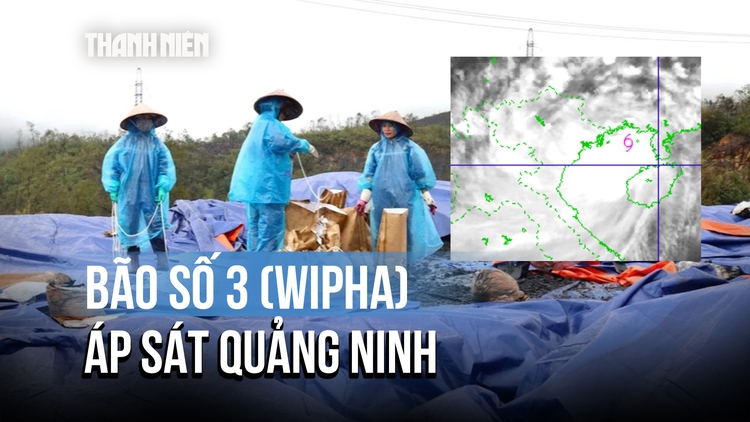 Bão số 3 (Wipha) áp sát Quảng Ninh, gió giật cấp 13