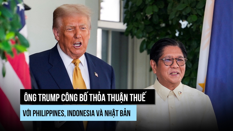 Ông Trump công bố mức thuế quan với Philippines, Indonesia, Nhật Bản