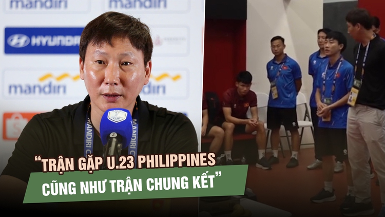 HLV Kim Sang-sik thúc tinh thần học trò: ‘Đá trận gặp Philippines như trận chung kết’