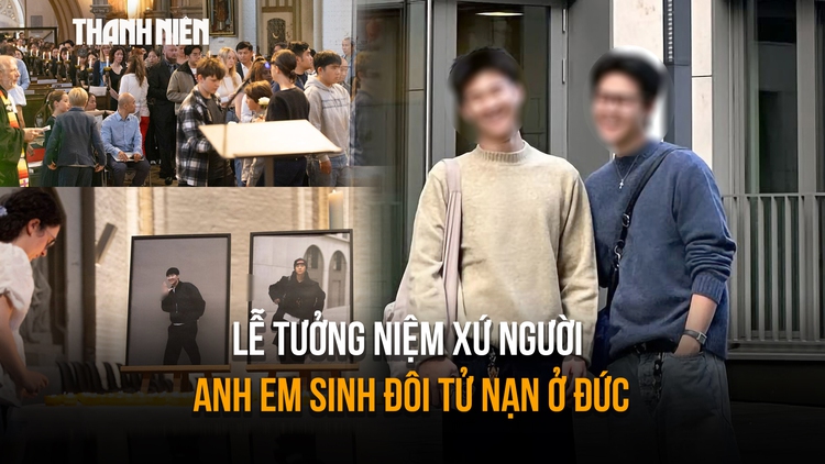 Xót xa lễ tưởng niệm anh em sinh đôi tử nạn ở Đức, gia đình chỉ có thể xem qua livestream