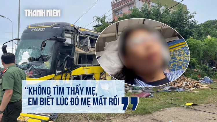 Lời kể vụ tai nạn lật xe khách ở Hà Tĩnh: 'Không tìm thấy mẹ, em biết lúc đó mẹ mất rồi'