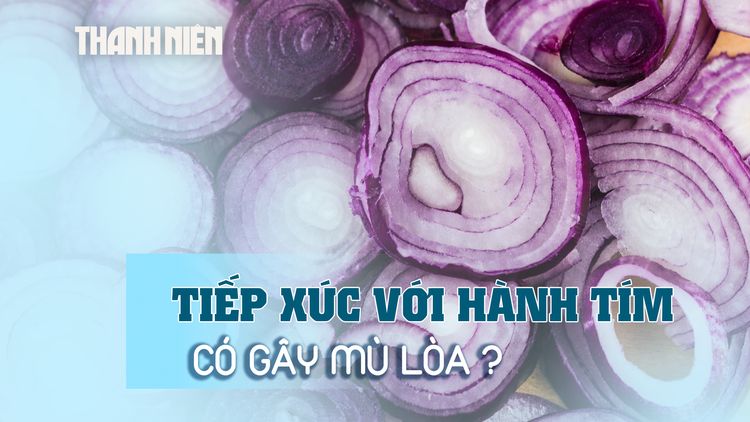 Tiếp xúc nhiều với hành tím có gây mù lòa?