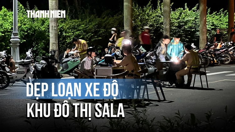 Xe độ 'tắt tiếng' trong khu đô thị Sala