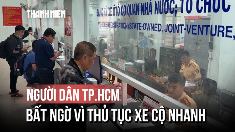 Người dân TP.HCM bất ngờ vì đăng ký, sang tên xe nhanh gọn lẹ