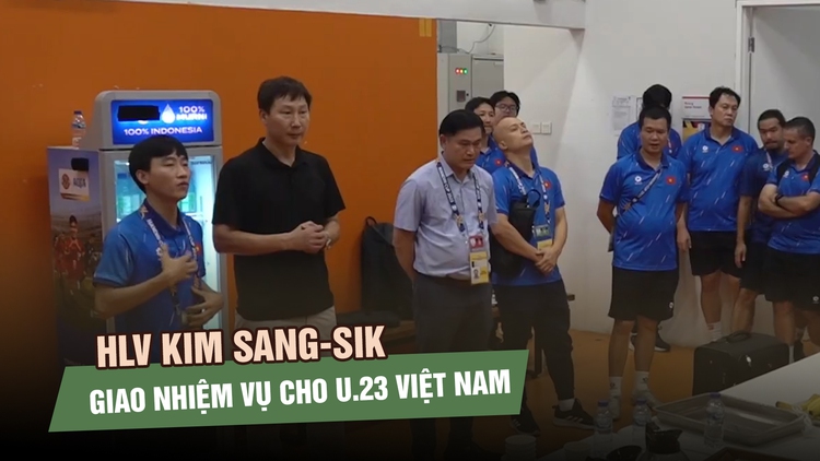 HLV Kim Sang-sik giao nhiệm vụ cho U.23 Việt Nam: ‘Mang cúp về nhà’