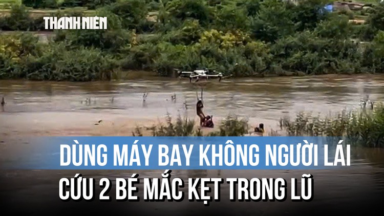 Gia Lai: Khoảnh khắc cứu cháu bé bằng máy bay không người lái