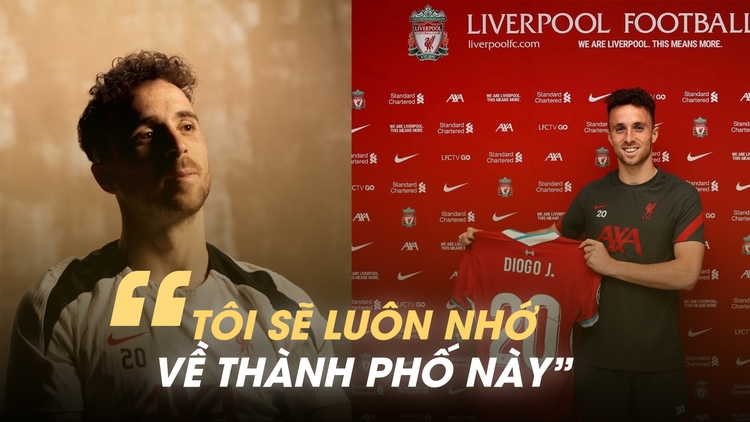 Nghẹn lòng thước phim Diogo Jota nói về ước mơ, Liverpool treo số áo 20 vĩnh viễn
