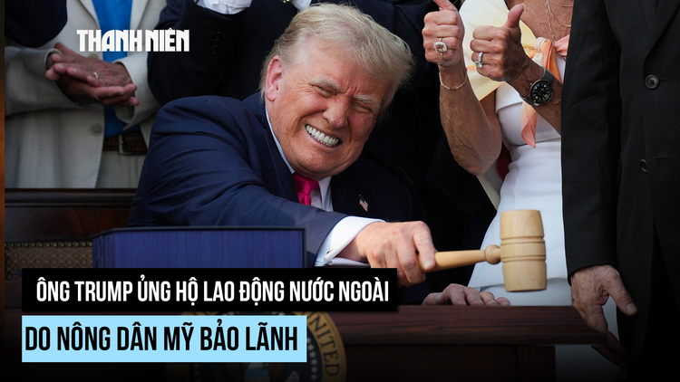 Ông Trump cho phép người nước ngoài làm việc nếu được nông dân Mỹ bảo lãnh