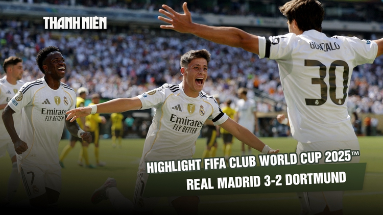 Highlight Real Madrid 3-2 Dortmund: Hẹn PSG ở bán kết FIFA Club World Cup 2025™ 