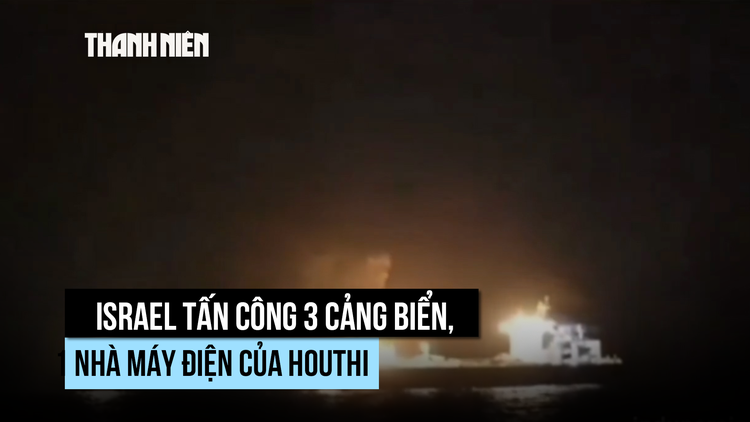 Israel dồn dập tập kích mục tiêu Houthi để trả đũa