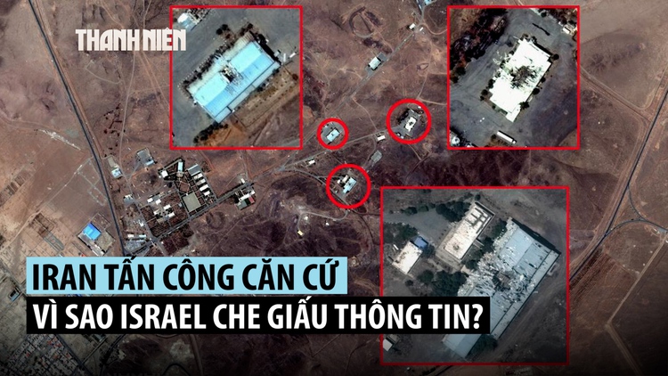 Israel giấu thông tin Iran bắn 6 tên lửa vào căn cứ quân sự?