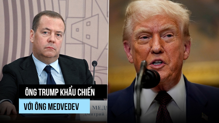 Đồng minh của ông Putin khẩu chiến với ông Trump, nhắc 'Bàn tay Tử thần'