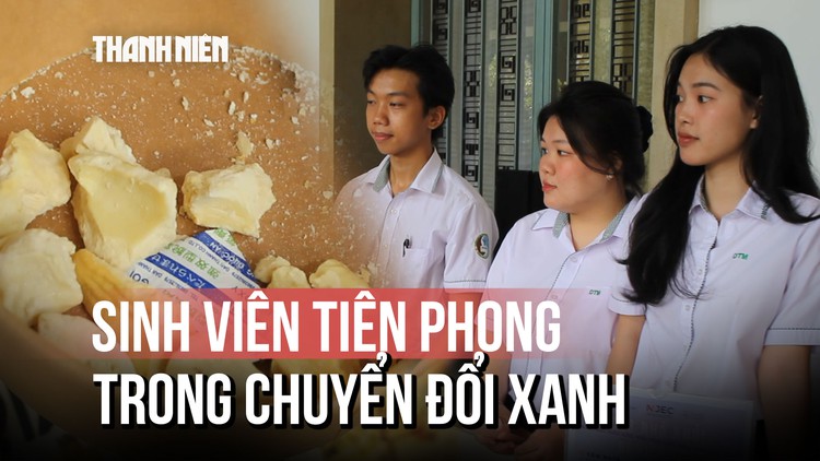 Sinh viên thể hiện tinh thần tiên phong trong hành trình chuyển đổi xanh