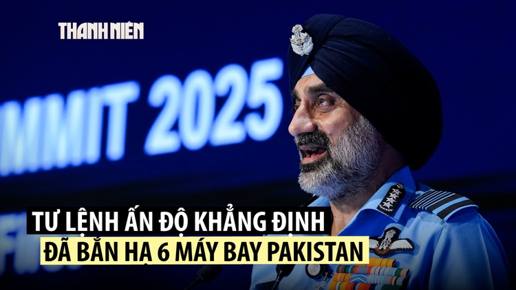 Tư lệnh không quân Ấn Độ nói đã bắn hạ 6 máy bay Pakistan