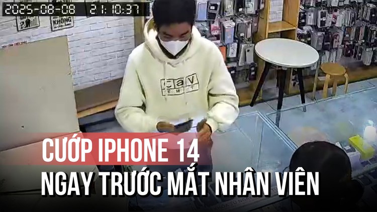 Bị cướp iPhone 14, nữ nhân viên khóc thét truy đuổi bất thành