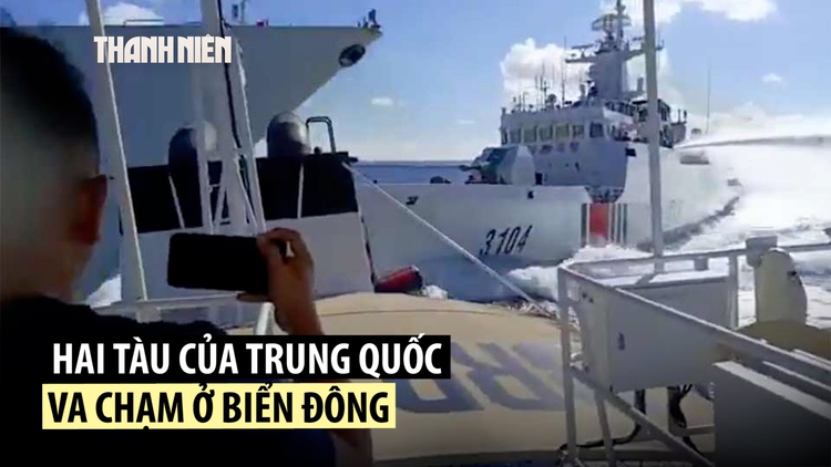 Tàu hải cảnh, tàu chiến Trung Quốc tự va chạm nhau ở Biển Đông?