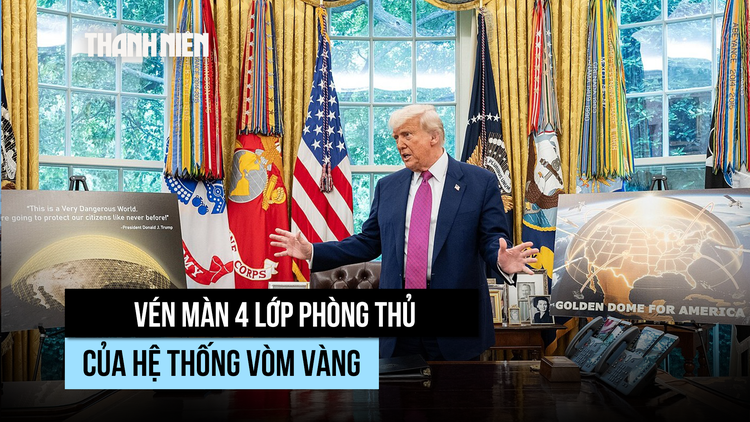 'Vòm Vàng' bảo vệ Mỹ của ông Trump sẽ có 4 lớp phòng thủ