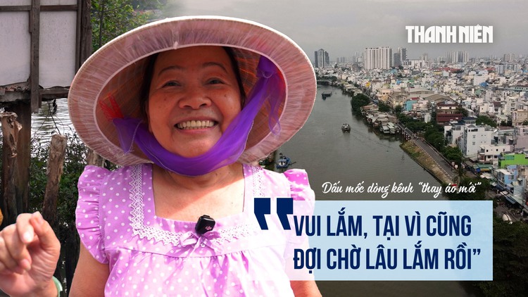 Khởi công cải tạo bờ bắc kênh Đôi, người dân 'mong chờ từ rất lâu'