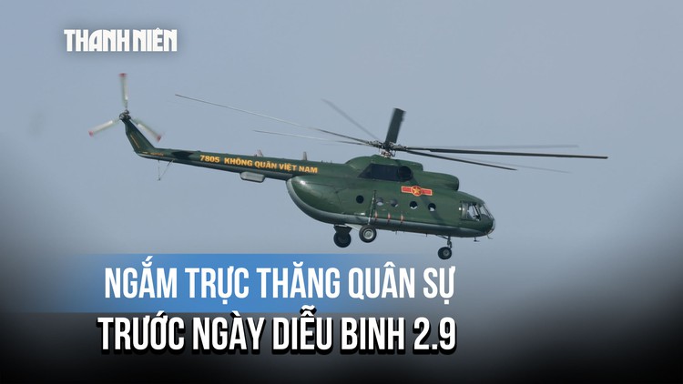 Từ sân bay Hòa Lạc: Ngắm trực thăng quân sự trước ngày diễu binh 2.9