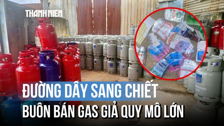 Bên trong kho sang chiết, buôn bán gas giả quy mô lớn ở TP.HCM