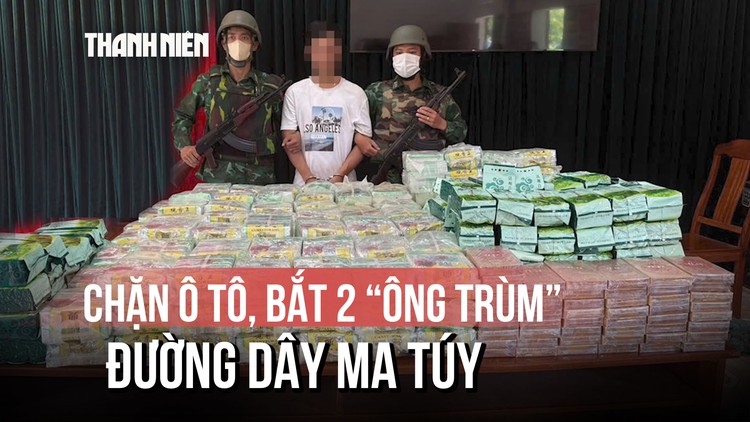Chặn ô tô, bắt 2 'ông trùm' đường dây ma túy xuyên quốc gia